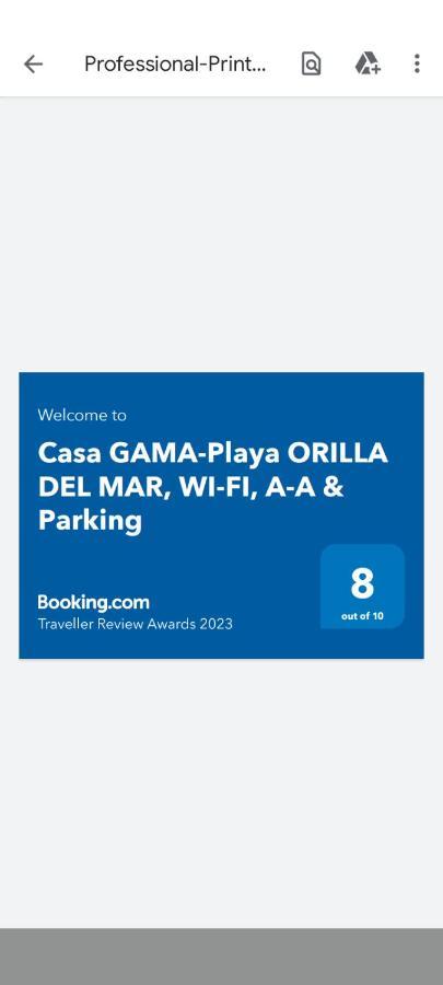 Casa Gama-Playa Orilla Del Mar, Beach And Town Boxol Exterior foto